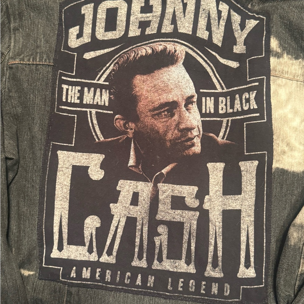 Johnny cash Jean jacket women’s the man Faded Glory Special Edition Denim Jacket